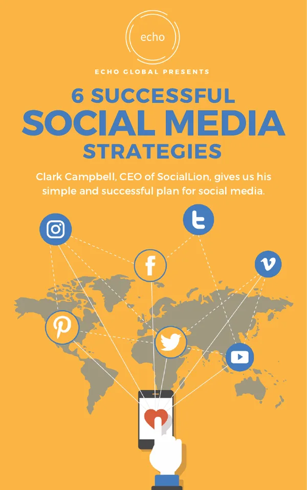 The cover of 6 Successful Social Media Strategies