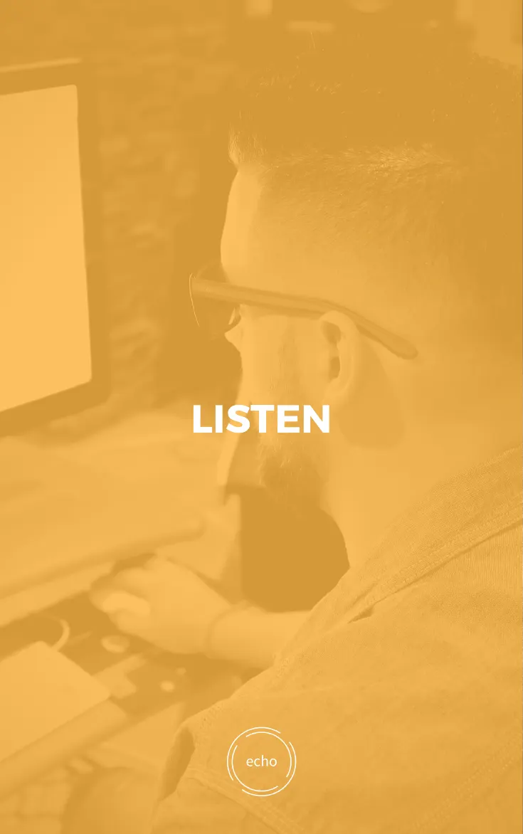 A full-page chapter opener: Listen