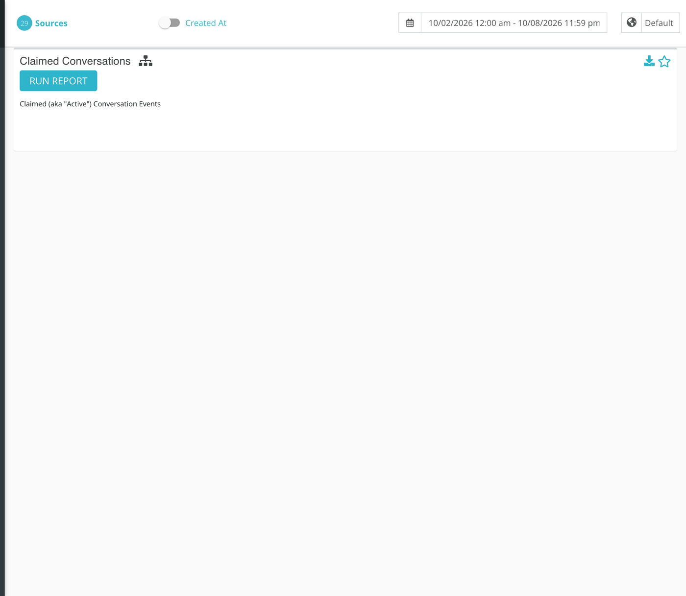 The Heatmaps group in the Reports menu, with this report selected