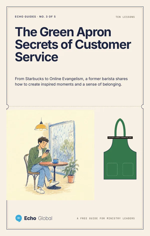 The cover of The Green Apron Secrets of Customer Service
