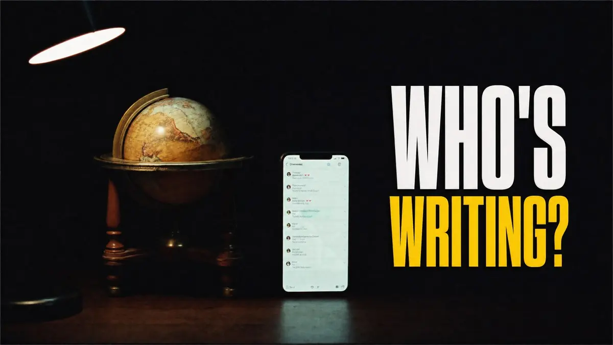 Step 2 thumbnail: The world is writing